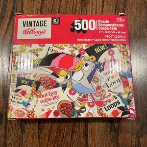 Vintage Kelloggs cereal 500 piece puzzle